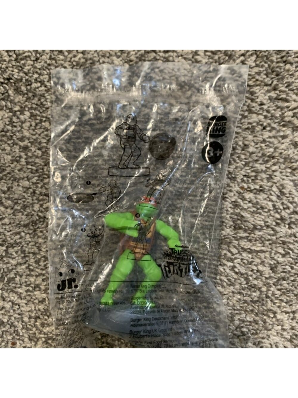 2026 Burger King Teenage Mutant Ninja Turtles Raphael New in Bag Never Opened